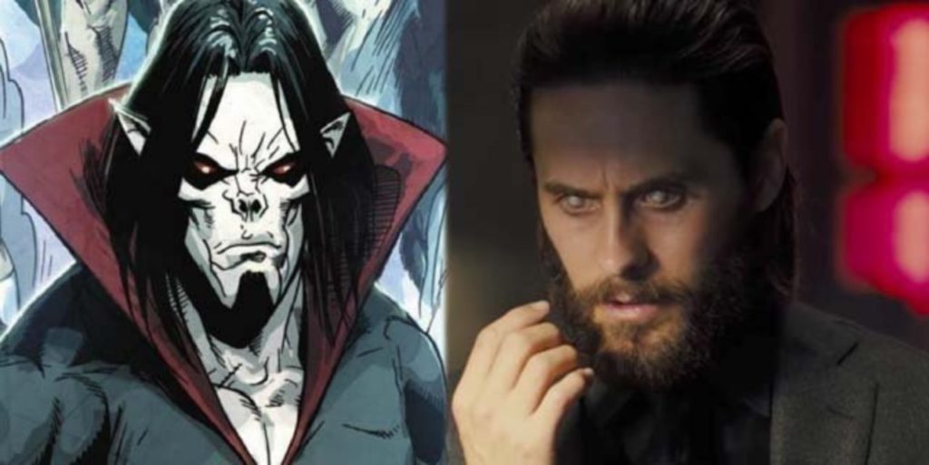 Morbius-  spin-off di Spider-Man, prodotto da Sony e firmato Marvel, con protagonista Jared Leto. Aggiunte al cast