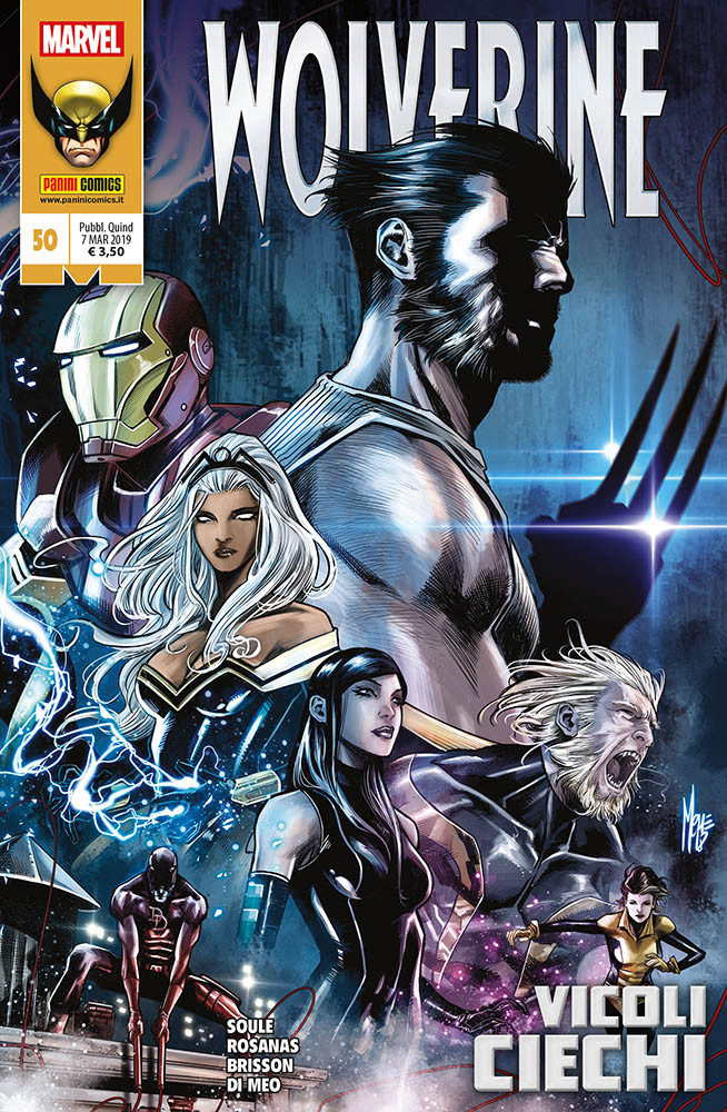 Panini Comics: annunciate le uscite Marvel del 7 marzo 2019 - Alla ricerca di Wolverine 50