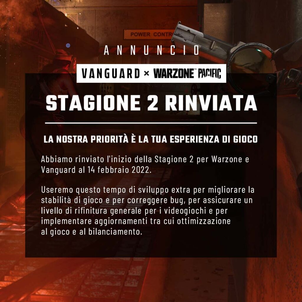 Call of Duty Warzone e Vanguard Stagione 2