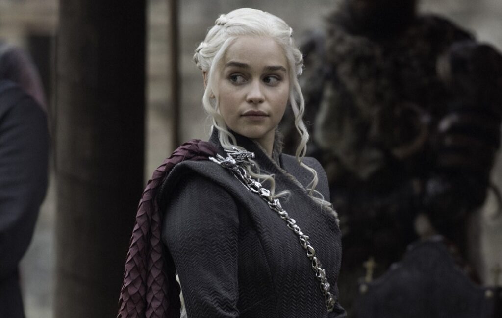 Game of Thrones- Emilia Clarke d-Jon Snow