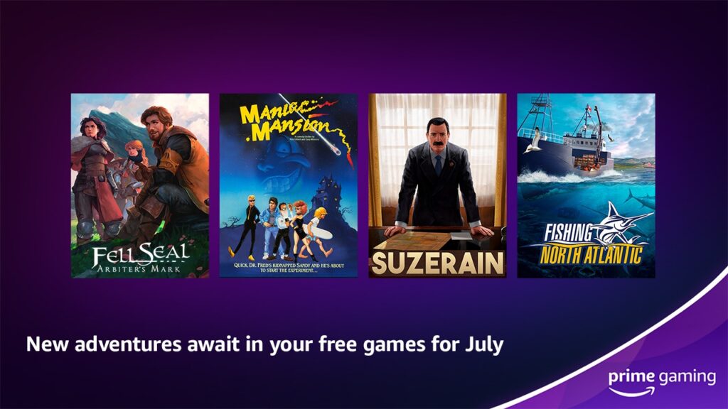Amazon Prime giochi gratis luglio