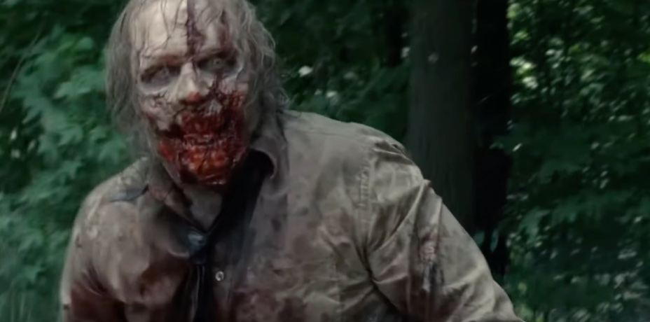 Greg Nicotero truccato da zombie in TWD 1x03 - Bentornato Papà | Foto: AMC Studios