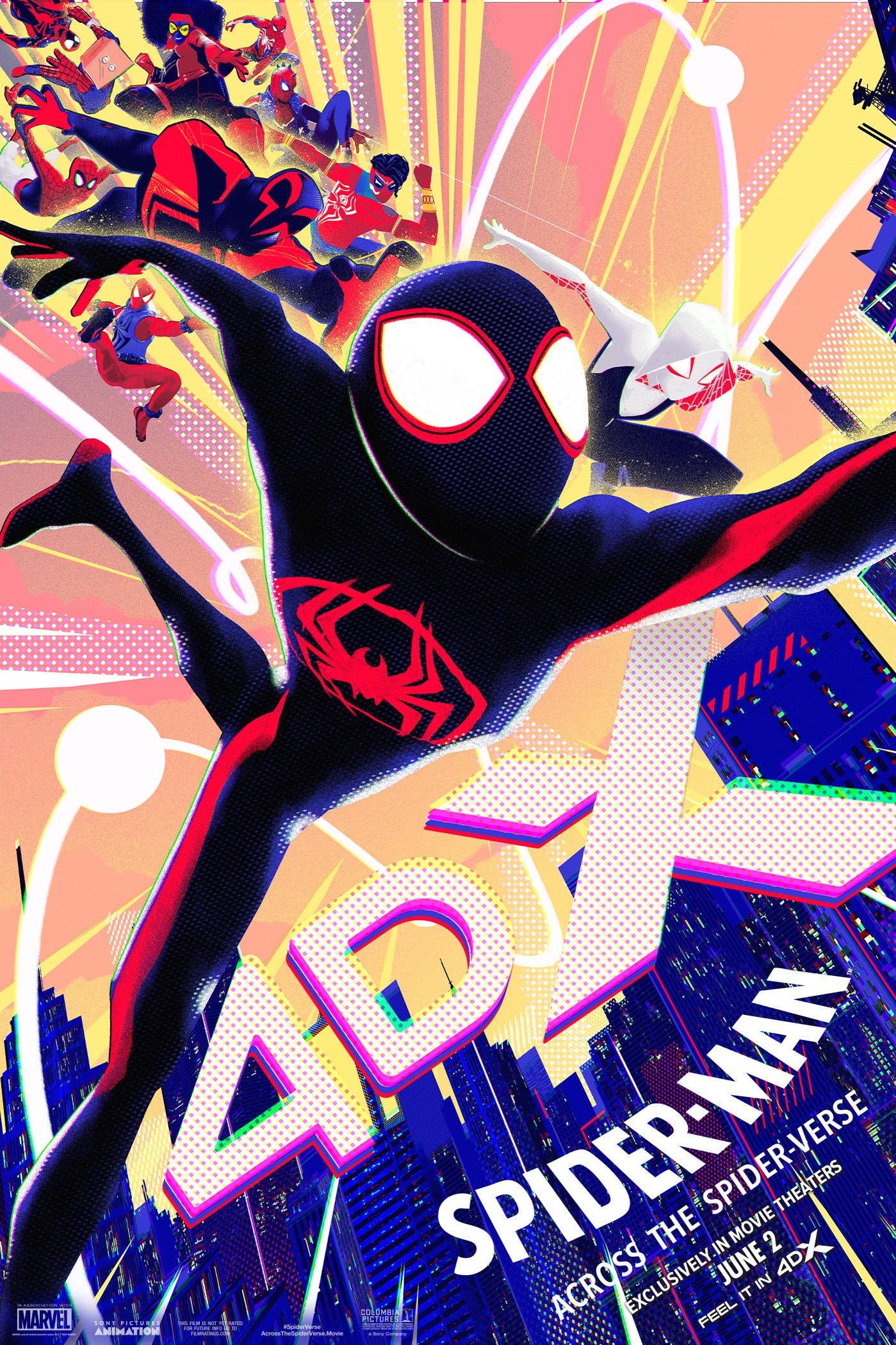 Spider Man Across The Spider Verse Rivelato Il Poster 4DX NerdPool