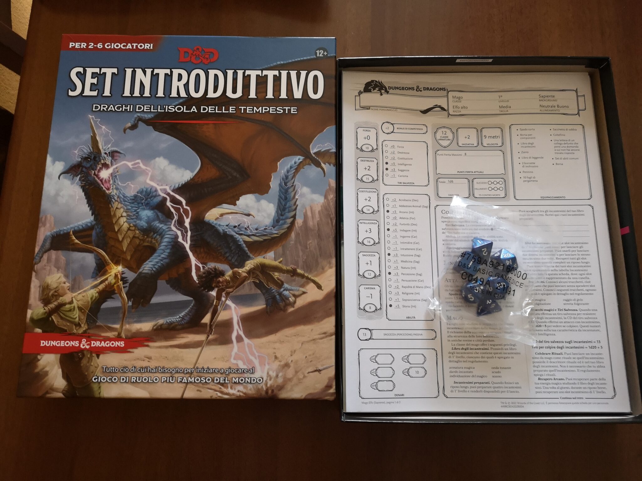 Dungeons & Dragons – Scatola Iniziale: I Draghi Dell'Isola Delle Tempeste (Versione Spagnola), Gioco Di Ruolo Per 2-6 Giocatori