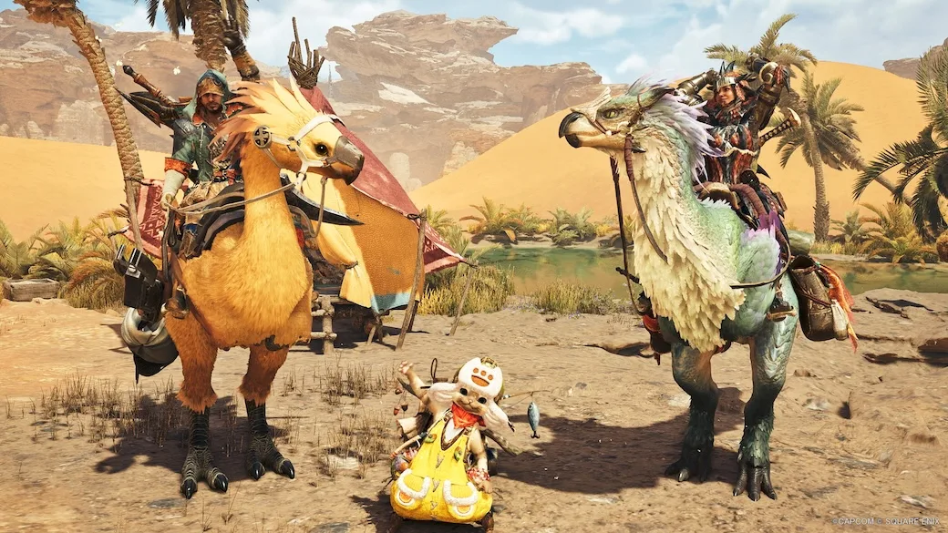 gamescom 2025 capcom protagonista annunciata collaborazione tra monster hunter wilds e final fantasy xiv online