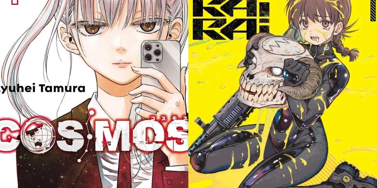 j pop manga presenta cosmos di ryuhei tamura e rairairai di yoshiaki