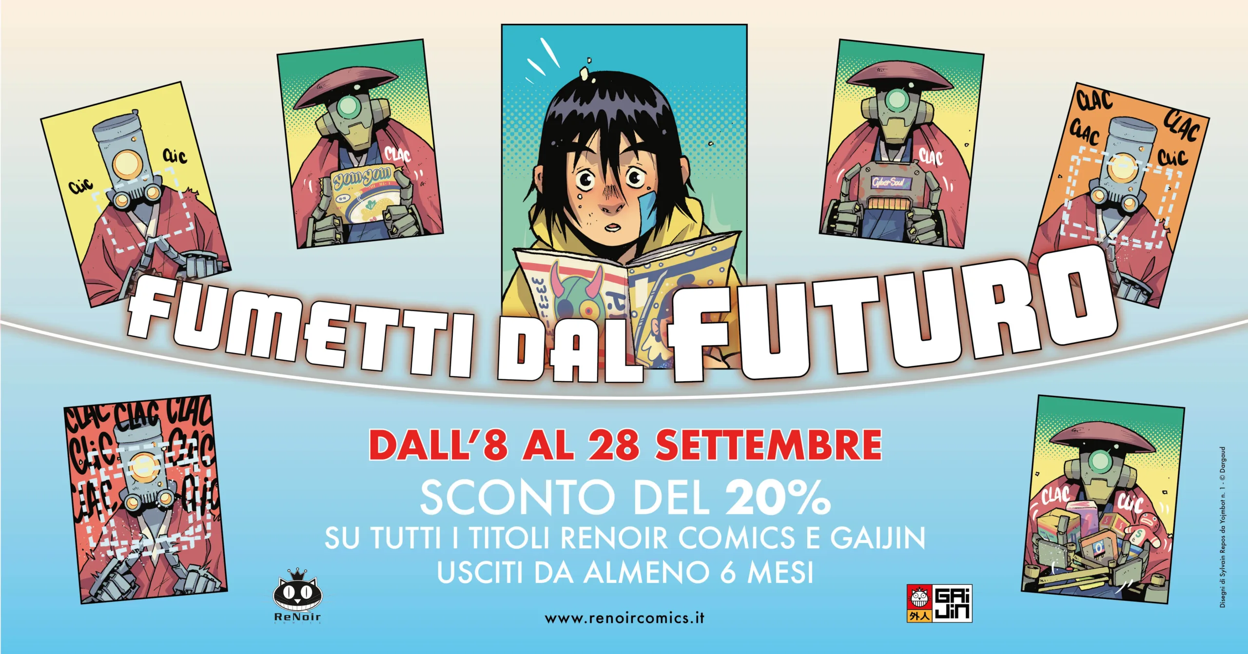 gaijin e renoir comics 8211 il catalogo in sconto del 20 fino al 28 settembre