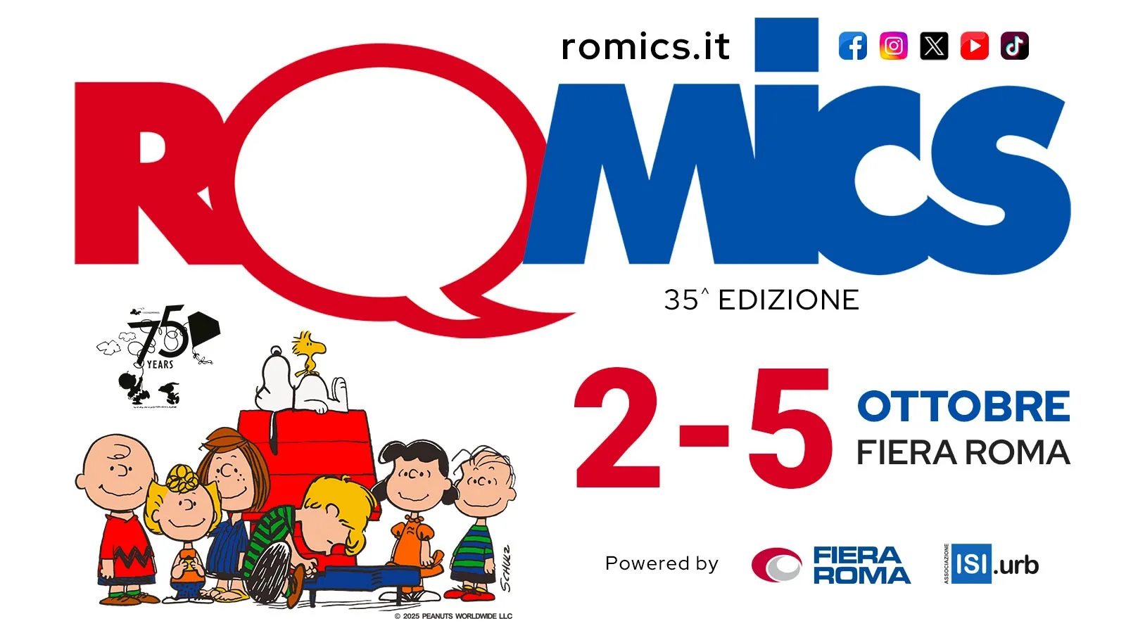 ROMICS torna dal 2 al 5 ottobre a Fiera Roma