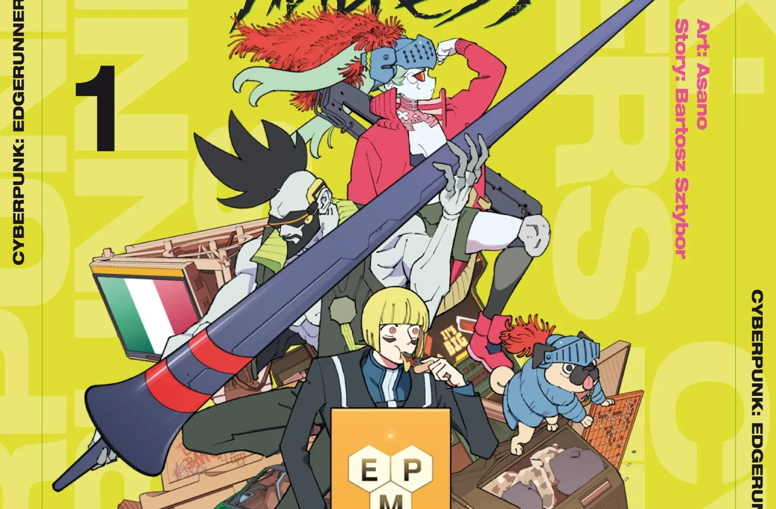 panini comics presenta la variant cover exclusive di cyberpunk edgerunners madness 8211 disponibile esclusivamente su preorder dal 23 ottobre al 3 novembre