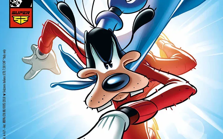 Topolino – Su Topolino 3645 si celebra il 60° anniversario di Superpippo con una storia inedita e una cover dedicata – Disponibile da oggi insieme a un nuovo TopoLibro da collezione
