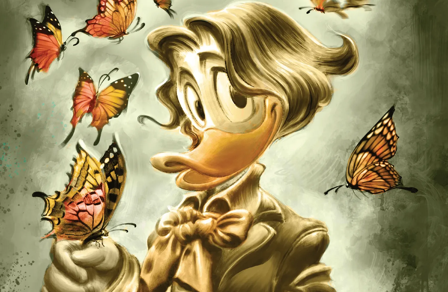 topolino celebra oscar wilde sul numero 3653 con il ritratto di paperino grai e con il volume oscar wilde raccontato da topolino